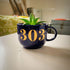 Name Plate Garden Decor - House number Plant Decor - Customised Cup Planters - Personalized Mug Planters -   Customizable Wall Garden Decor - Balcony Decor - Succulent Planter - Small Pot - Plant Lover Gifts - Buy Online India - Free Shipping